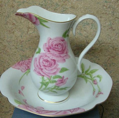 givenchy rose pitcher|Givenchy Rose Pitcher & Wash Bowl Fine Porcelain .